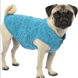 NWT Kurgo K9 Core Sweater Fleece w/Zip for Harness